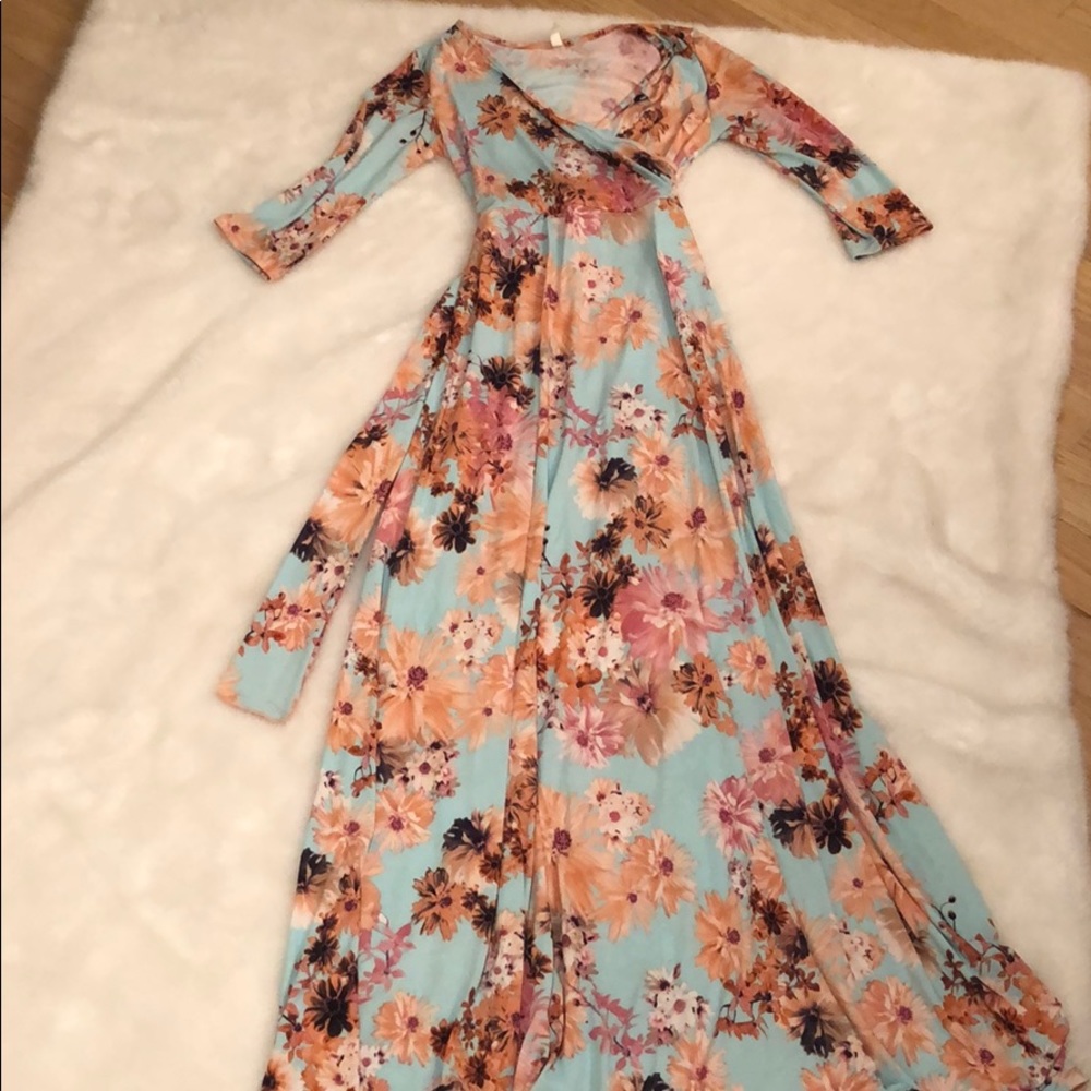 Pinkblush maternity and nursing dress